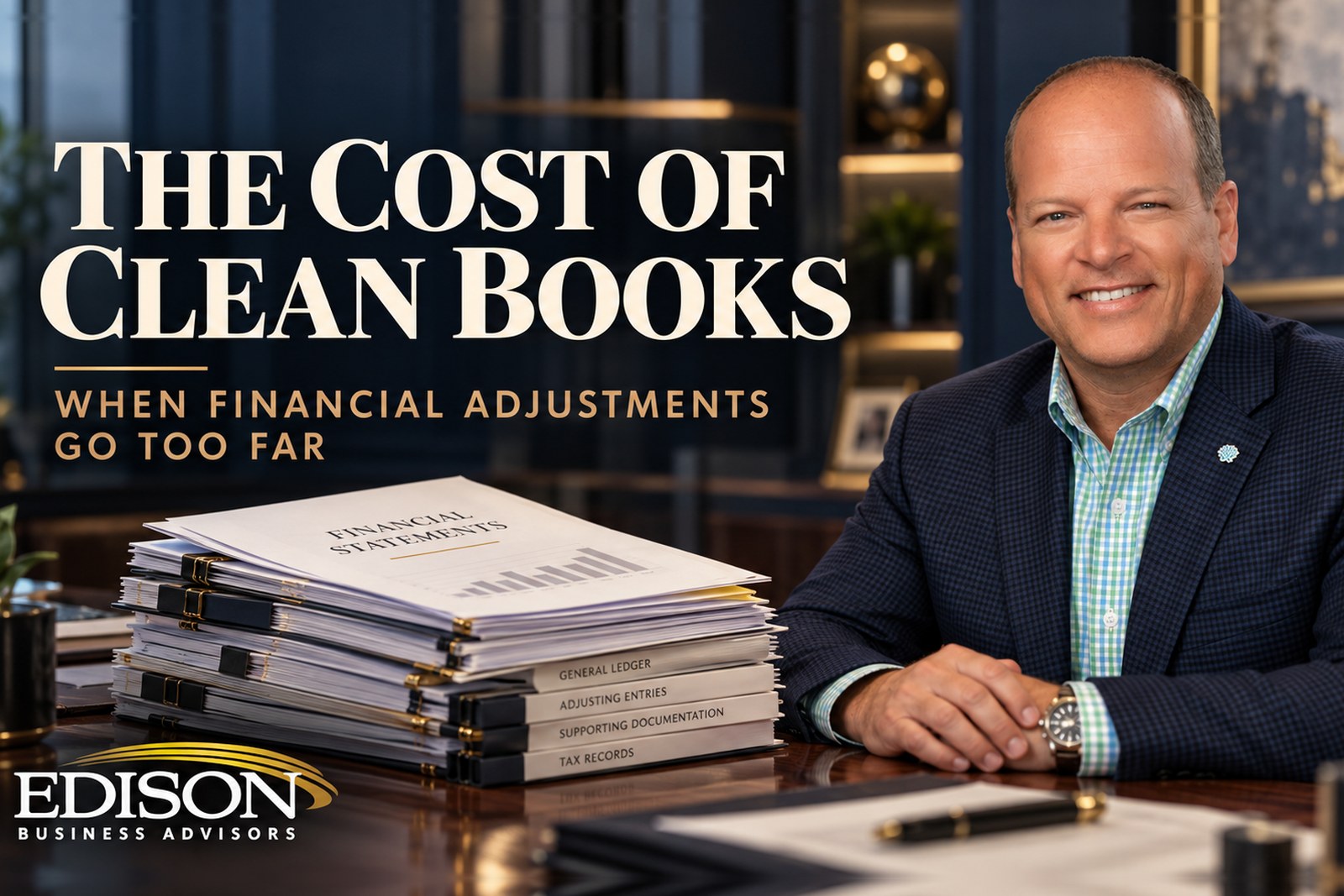 The Cost of Clean Books: when financial adjustments go too far